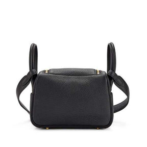 HRMS Mini Lindy 20 Gold Clémence Noir