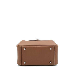 HRMS Mini Lindy 20 Gold Clémence Marron