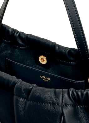 CLN Cabas Drawstring Triomphe petit modèle veau