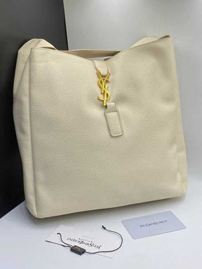 Ysl SOUPLE GRAINÉ BLANC