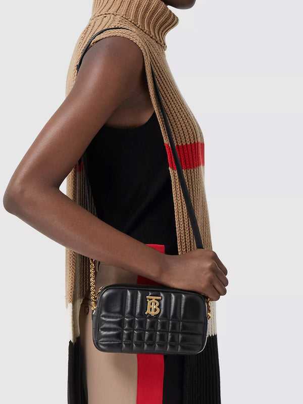 Bûrberrÿ 
Mini Quilted Lambskin Lola Camera Bag