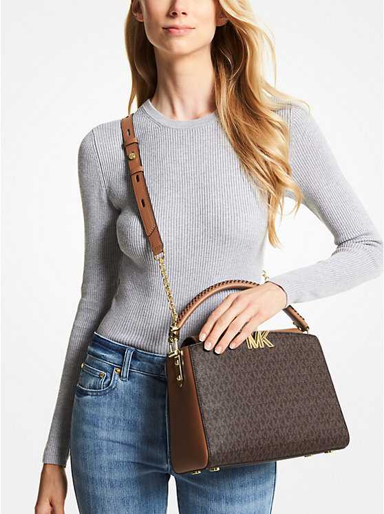 Sac à main Karlie de taille moyenne à logo
