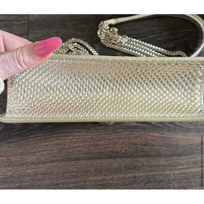 Bvlg@ri Sac bandoulière Serpenti exotique