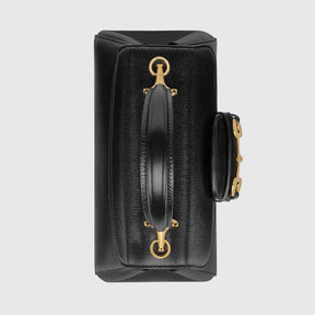 GG Black Mini Horsebit 1955 Bag