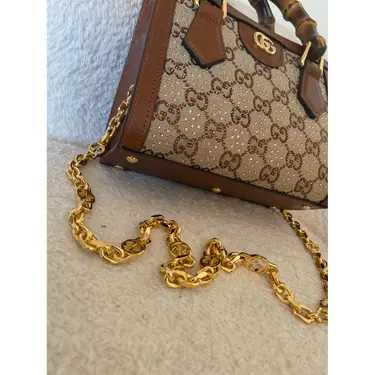 GG Sac bandoulière Diana Bamboo, Marron