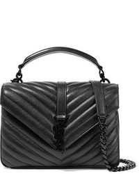 YSL Collége monogramme Sac à main Bon état 
Noir