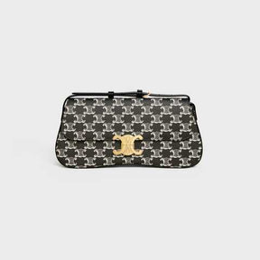 CÊLINË MEDIUM LOLA BAG in Triomphe Canvas Two-Tone