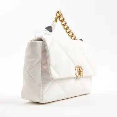 Sac à main Chanel 19 Très bon état, Blanc