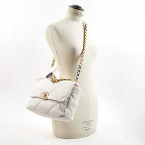 Sac à main Chanel 19 Très bon état, Blanc