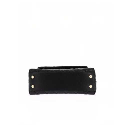 Sac bandoulière Coco Handle Ch@nel grainé Noir