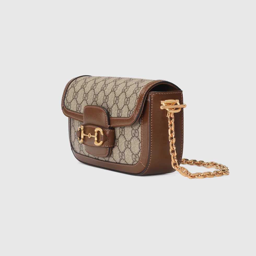 Sac à épaule GG  Horsebit 1955 petite taille