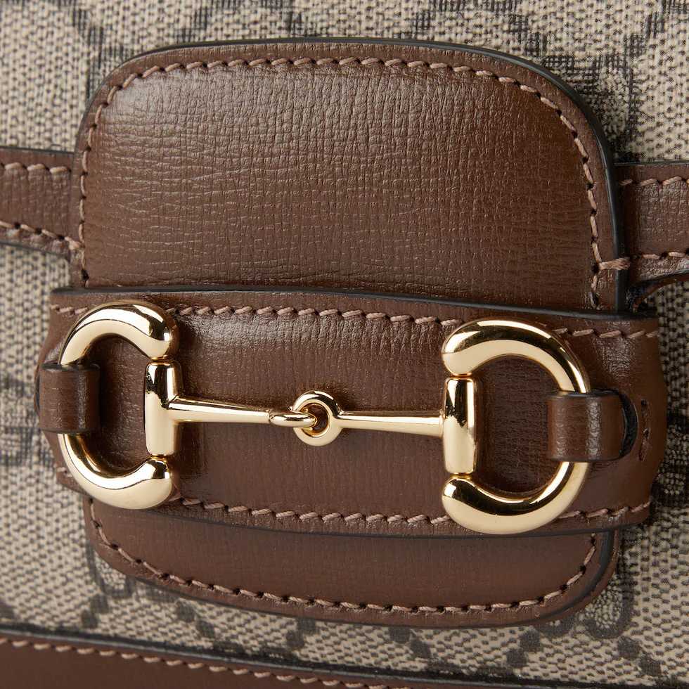 Sac à épaule GG  Horsebit 1955 petite taille
