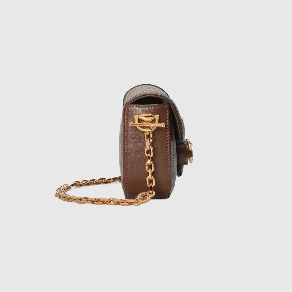 Sac à épaule GG  Horsebit 1955 petite taille