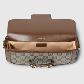 Sac à épaule GG  Horsebit 1955 petite taille
