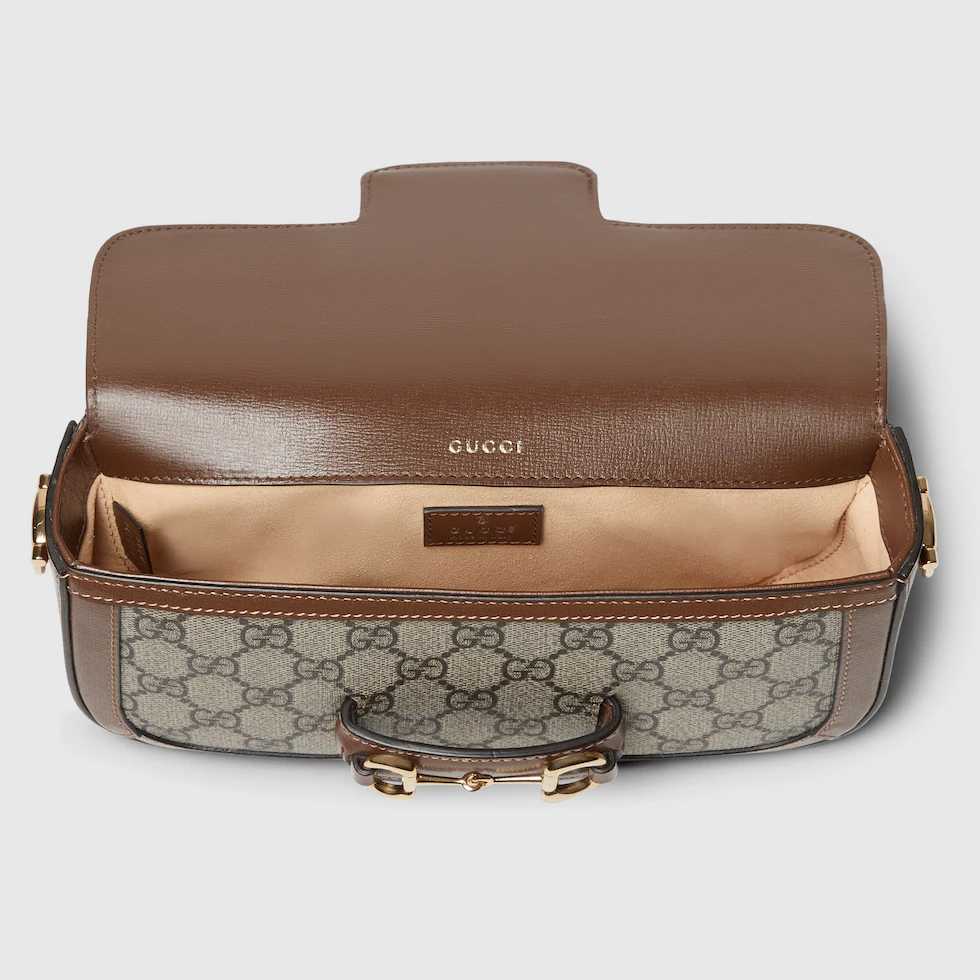 Sac à épaule GG  Horsebit 1955 petite taille