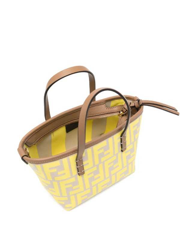 FÊNDÏ 
mini sac à main Roll en coton