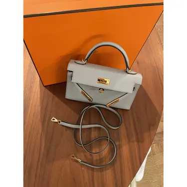 HRMS
Kelly Mini Sac à main 
Gris
