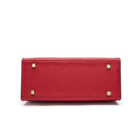 HRMS Sac à Main Cartable  de Vache Rouge