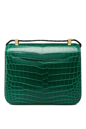HRMS
Constance 24
Vert Emeraude with Gold Hardware