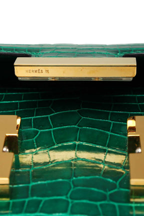 HRMS
Constance 24
Vert Emeraude with Gold Hardware