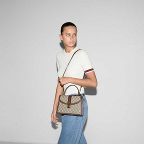 GG Sac à main Ophidia avec bande Web petite taille