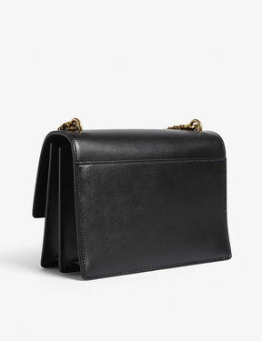 YSL Sunset medium cross-body bag black gold