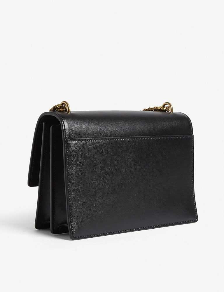 YSL Sunset medium cross-body bag black gold