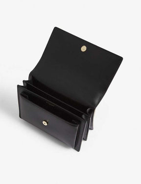 YSL Sunset medium cross-body bag black gold