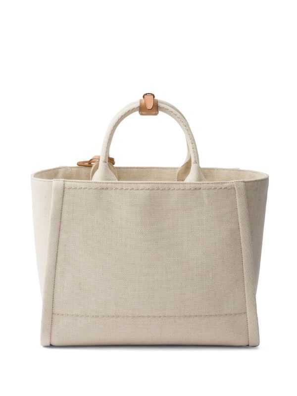 Sac à empiècement en toile de coton
