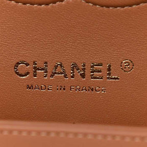 CH@NEL
Lambskin Quilted Medium Double Flap Brown