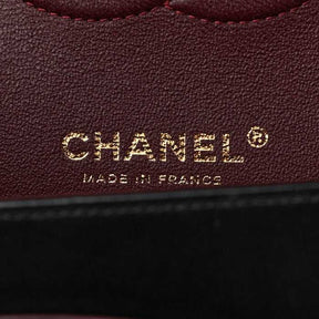 CH@NEL
Lambskin Quilted Medium Double Flap Black