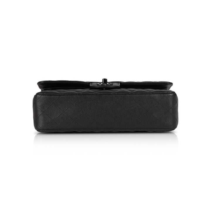 Ch@nel
2018 Black Calfskin Medium Classic Double Flap Bag