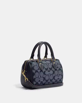 Co@ch Mini Rowan Crossbody In Signature Chambray