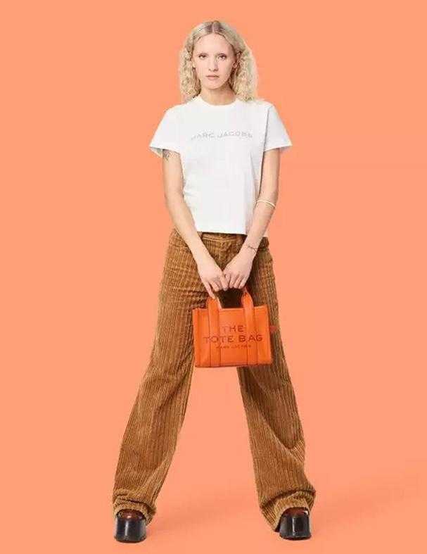 Bolso M@rc Jacôbs orange The Mini Tote Dragon Fire