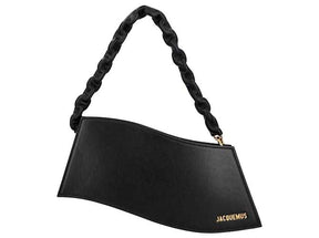J@cquemus Sac à Bandoulière La Vague Pour Femme, Noir