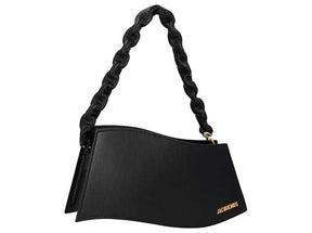 J@cquemus Sac à Bandoulière La Vague Pour Femme, Noir