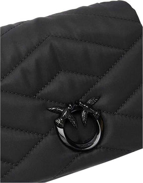 Pinkô Love Click Puff Baby Recycled Nylon Puzzle Quilt, Sac Femme