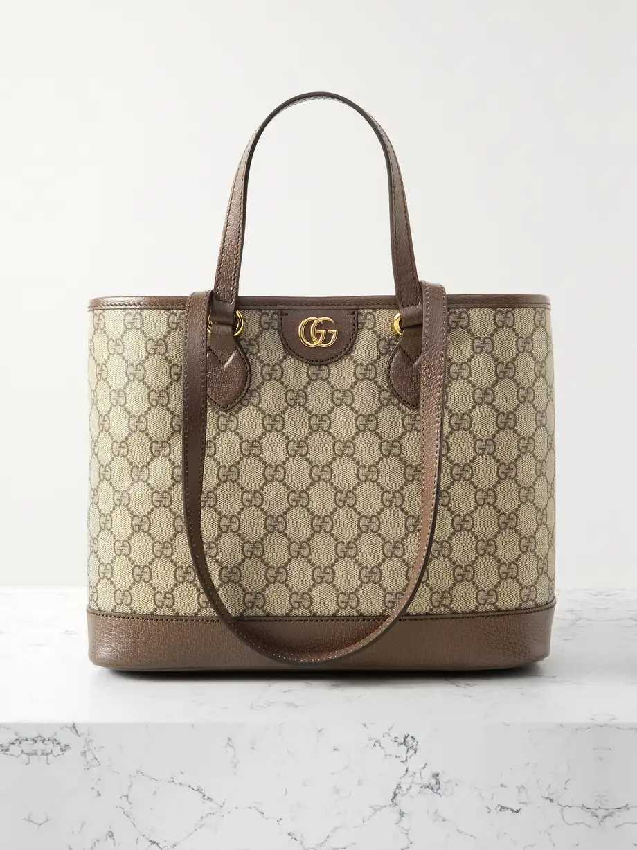 Sac porté épaule en toile enduite imprimée
