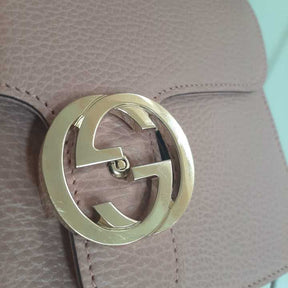 GG Sac à bandoulière imbriqué rose