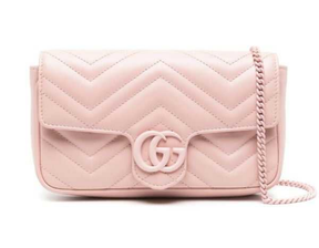 GG Sac bandoulière Marmont Gucci Rose