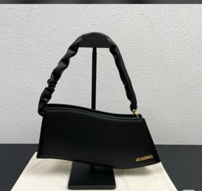 J@cquemus Sac à Bandoulière La Vague Pour Femme, Noir