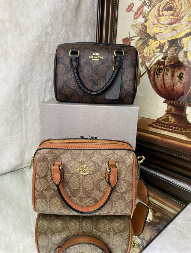 Sac Mini Porté Croisé Rowan En Toile Signature