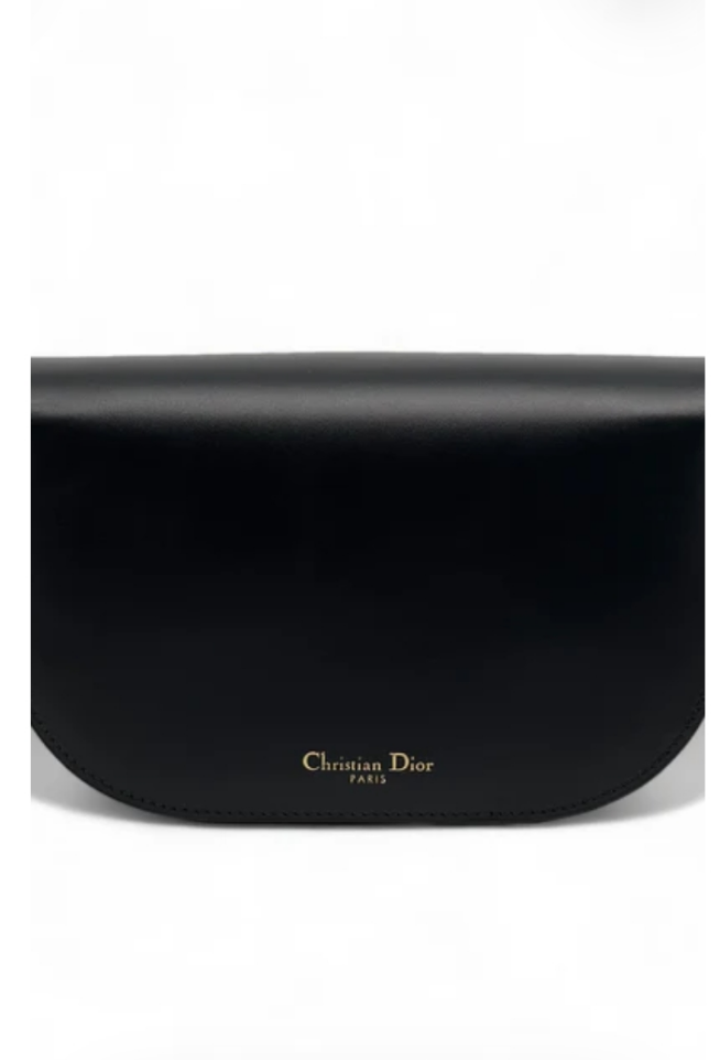 Sac CD Signature noir avec bandoulière pour femme