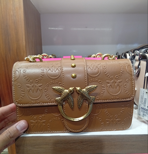 Pïnkô 
Leather shoulder bag LOVE MINI ICON NEW MONOGRAM