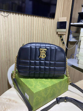 Bûrberrÿ 
Mini Quilted Lambskin Lola Camera Bag