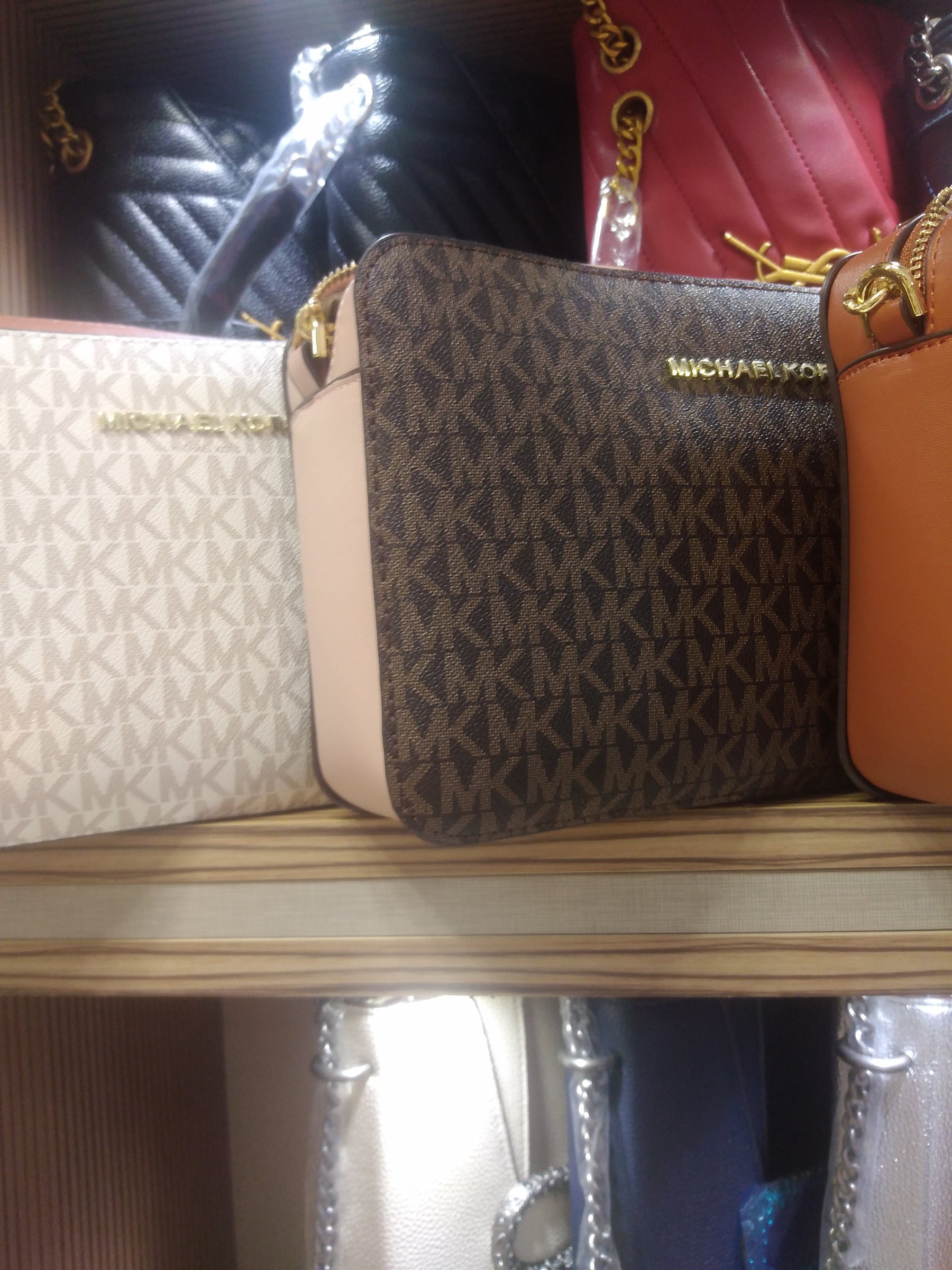 MK Kors Logo Camera Bag -
