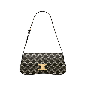 CÊLINË MEDIUM LOLA BAG in Triomphe Canvas Two-Tone