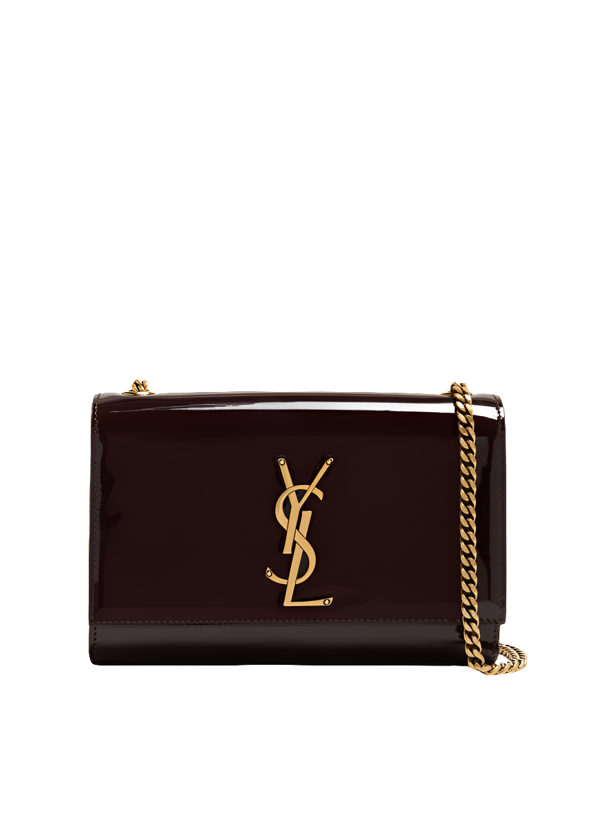 S@int L@urent Petit sac à bandoulière Kate de  « Chocolat épicé »