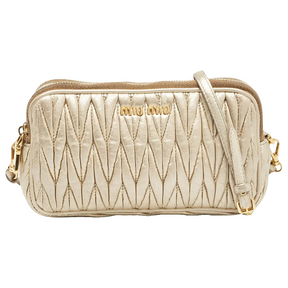 MIÛ MIÜ 
Sac à main, Doré