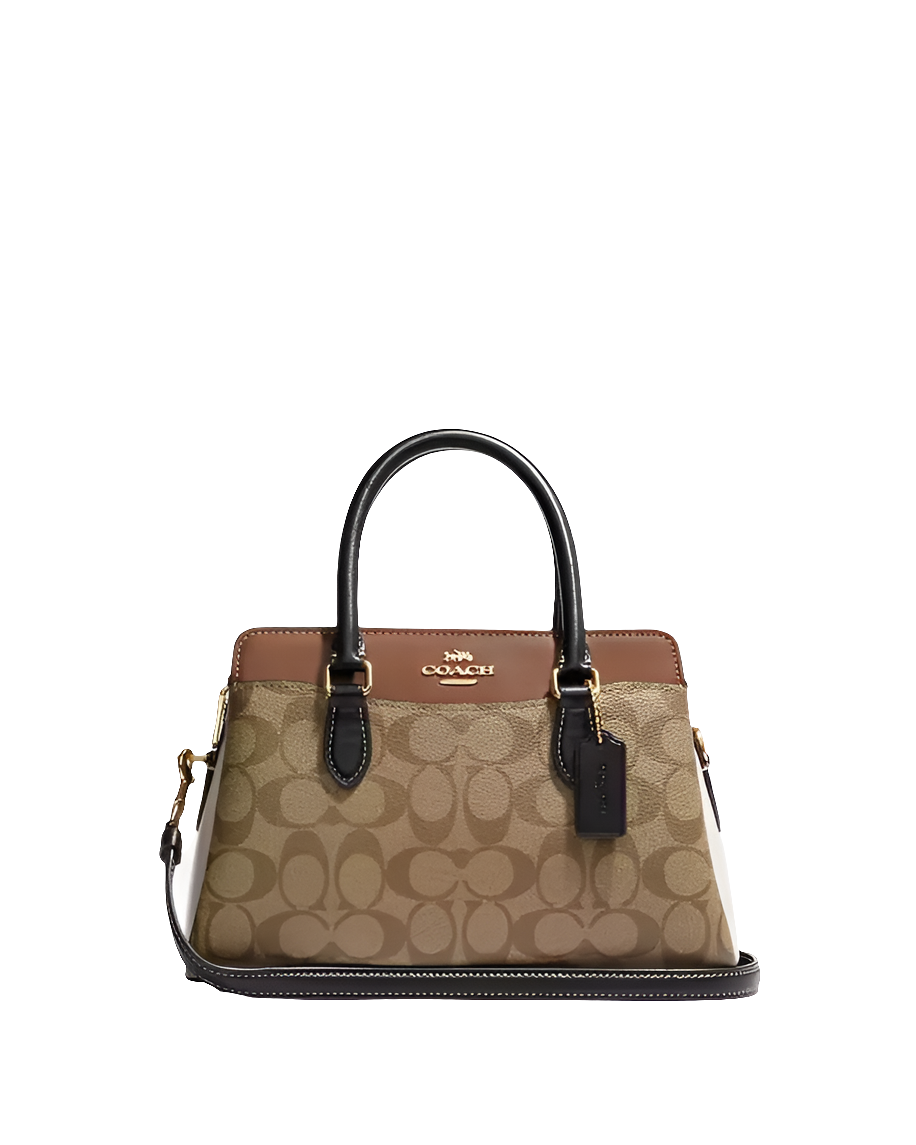 Co@ch Mini Cabas Darcie En Toile Exclusive Color Block